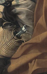 Részlet a Pihenés az egyiptomi repülésben, 1603 körül (olaj, vászon)