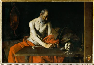 Saint Jerome penitent (festmény, vászon)