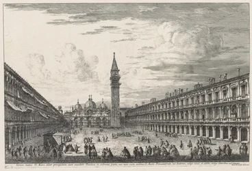 Velence látképe: Piazzo S. Marco, 1741.