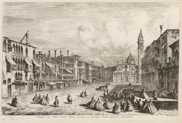 Velence látképei: S. Maria Formosa, 1741.