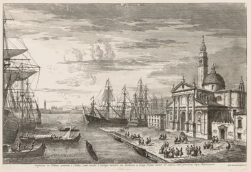 Velence látképe: Szent Márk-medence, 1741.