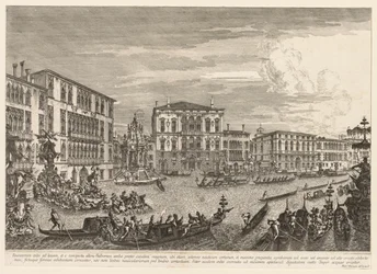 Velence látképe: A regatta, 1741.