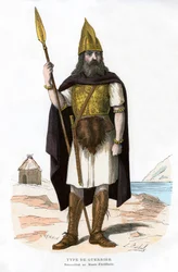 Harcos, esetleg gall vagy frank, 1882-1884.