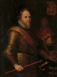 Maurits (1567-1625), narancsos herceg portréja