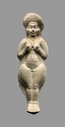 Női alak, Közép-Elamit, Kr.e. 1500–1100 (kerámia)