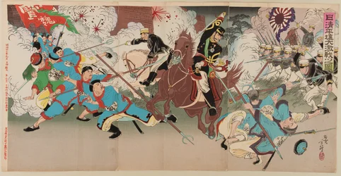 Nagy csata Phenjannál a kínai-japán háborúban, 1894. szeptember