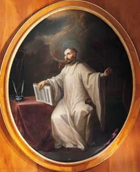 Clairvaux-i Szent Bernát, Miguel Cabrerának (1695-1768) tulajdonítják