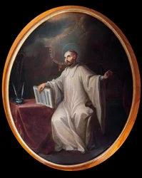 Clairvaux-i Szent Bernát (1090-1153) ábrázolása