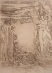 Illusztráció A. Puskin Próféta című verséhez, 1905