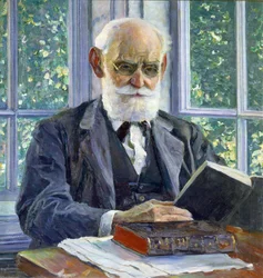 Ivan P. Pavlov fiziológus, pszichológus és orvos portréja, 1849-1936, 1930.