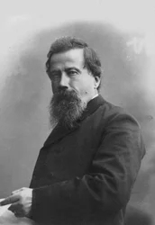Amilcare Ponchielli zeneszerző portréja 1834-1886.