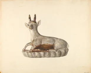Szarvas figura, c. 1938.