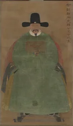 Han Yige, 1368-1644 körül (függő tekercs, színes selyem)