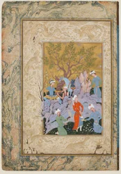 Princely Hawking Party, 1570 körül