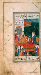 Miniatűr a Divan kéziratból, 1813.