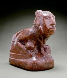 Emberi cső, Cahokia, 1000-1300 (bauxit)