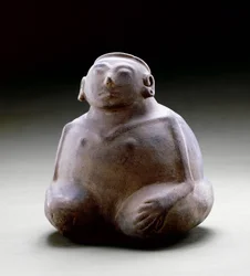 Emberábrázolásos edény, 1300-1500 (kerámia)