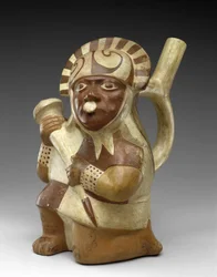 Térdelő Harcos Effigy Vessel