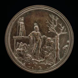 Dávid diadalmaskodott Góliát felett, 1507 vagy korábban.