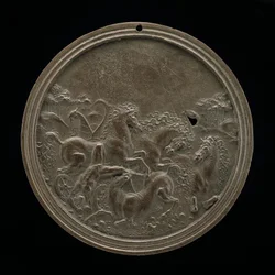 Hippolytus halála, vagy Phaeton bukása, 15. század vége - 16. század eleje.