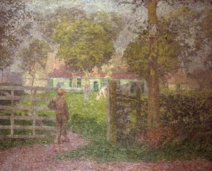 A tanya, 1910 körül (olaj, vászon)