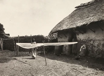 „Birodalomépítés” a fasiszta korban: előkészületek a szövésre, 1936.09.05. (f/w fotó)