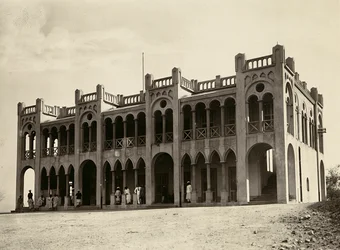 „Birodalom építése” a fasiszta korban: Agordat Rendőrkapitánysága, 1936.09.05. (f/w fotó)