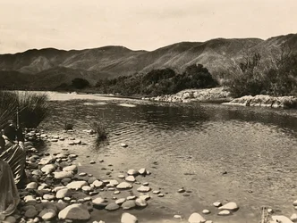 „Birodalom építése” a fasiszta korban: a Setit folyó, 1936.09.05. (f/w fotó)
