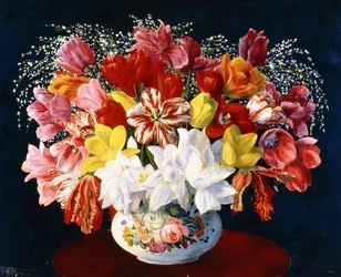 Nagy csokor tulipán
