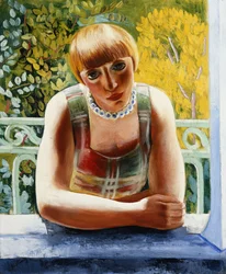Madame Kisling a Saint-Tropez
