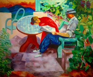 Szieszta Saint-Tropez-ban (Kisling Renée-vel)