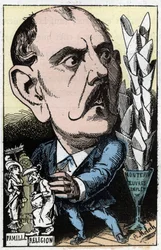 Xavier de Montepin (Xavier Henri Aymon Perrin, Montepin grófja) (1823-1902) francia író portréja
