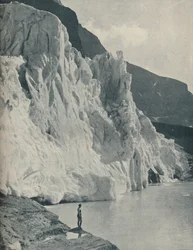 „Guhanó gleccser és Berg-tó Kanada legmagasztosabb hegyén”, 1935