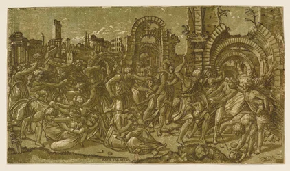 Az ártatlanok lemészárlása Raffaello nyomán, 1544