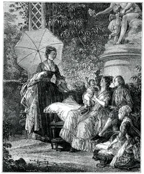 Az anyaság öröme, 1885.