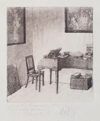 Kilátás Franz Schubert szobájára (nigrázva)