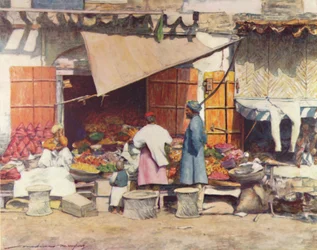 Gyümölcsbódé, 1905