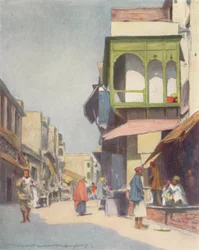 Egy szűk átjáró, 1905