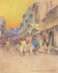 Egy csendes utca, 1905
