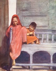 A világ gyermekei: (színes litográfia)