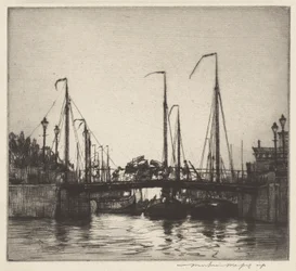 Bridge, Rotterdam (Chioggia: halászhajók)