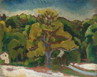 Tájkép, 1912 körüli (olaj, kompozíciós karton)