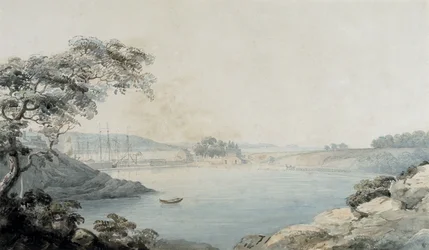 Port Penrhyn (akvarell és ceruza papíron)
