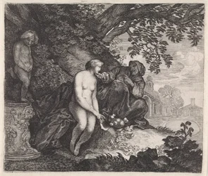 Vertumnus megpróbálja elcsábítani Pomonát