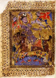 Illusztráció Kitab al-aghani Énekek könyvéből