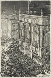 Piccadilly Circus, VI. György koronázásának előestéje