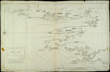 Írország délnyugati partvidéke a Castle Haven-i Staggstól Dursey I-ig. 1775-ben M. Mackenzie Sen. által felmérve és navigálva.