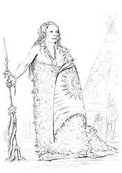 Smoke, a Ponca törzs főnöke, 1841.