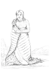 A Pure Fountain, a Ponca törzs főnökének felesége, 1841.
