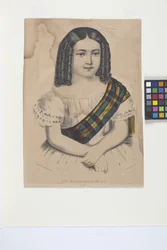 My Highland Girl (kézzel színezett litográfia)